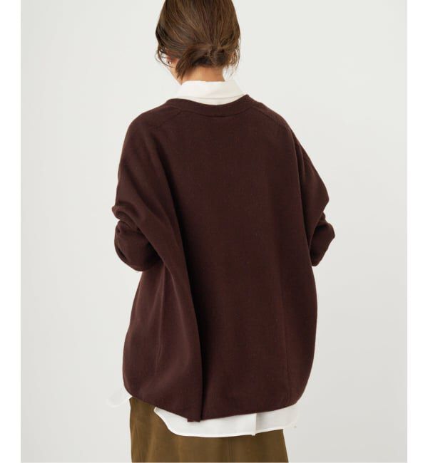 IENA「《追加》Fineニュージーウール ニュアンス Vプルオーバー」|ニット・セーター|