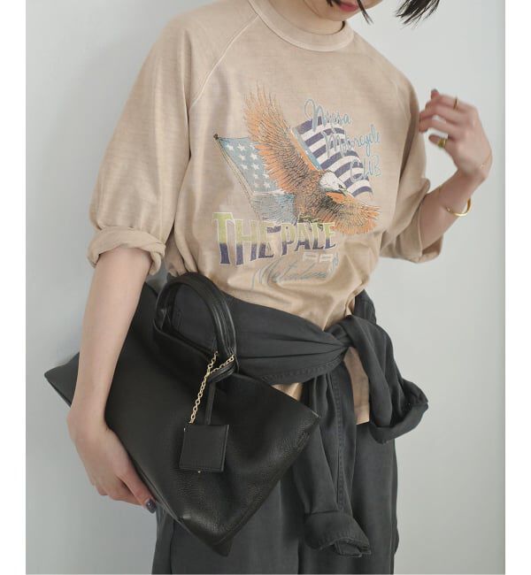 SLOBE IENA「GOOD ROCK SPEED イーグル ロンTEE 20ORG202W」|Tシャツ・カットソー|