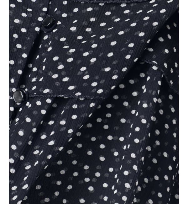 IENA「《一部カラーWEB・一部店舗限定/追加》楊柳フリルブラウス」|シャツ・ブラウス|