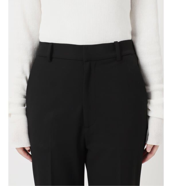 IENA「《追加2》ウォッシャブル 裏起毛セミフレアパンツ」|スラックス|