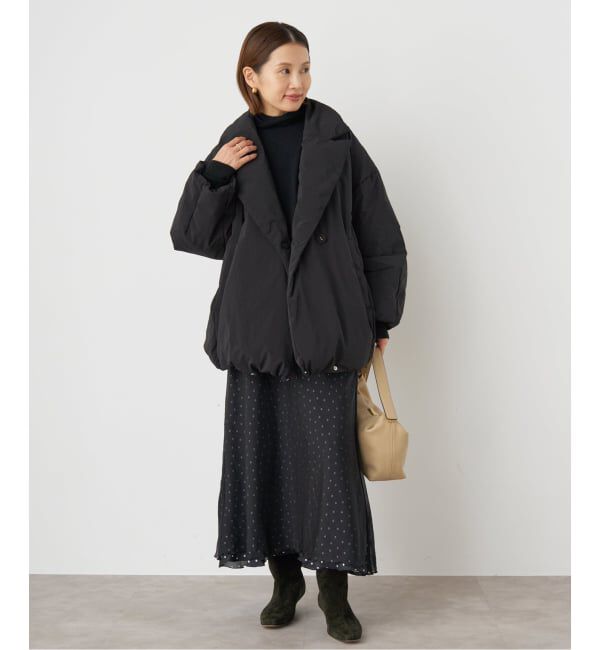 IENA「《追加》ARTIROSA 撥水テイラーコクーンダウン」|ダウン|