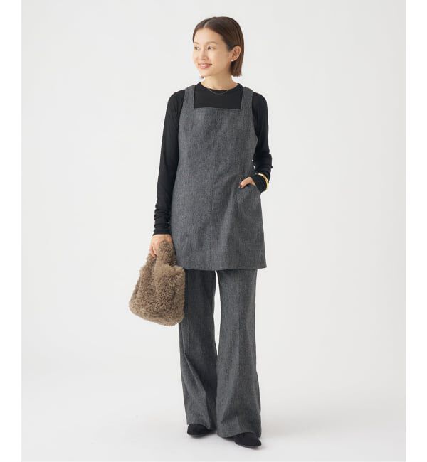 IENA「《追加2》リヨセルカシミヤロングTシャツ」|Tシャツ・カットソー|