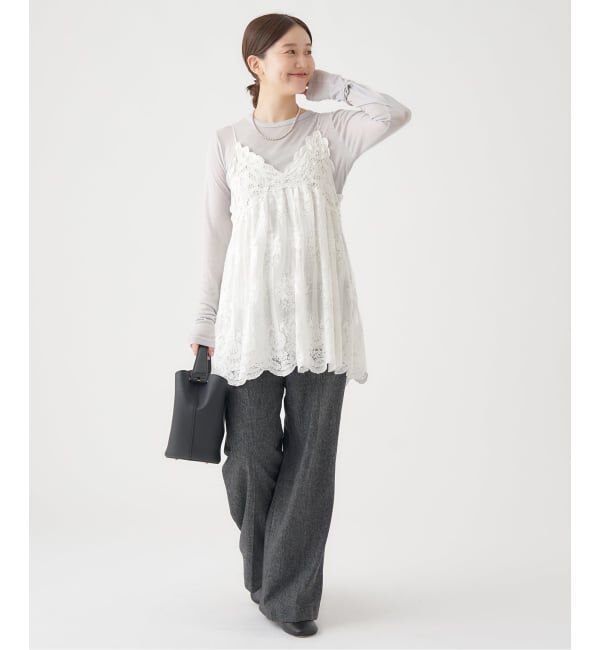 IENA「《追加2》リヨセルカシミヤロングTシャツ」|Tシャツ・カットソー|