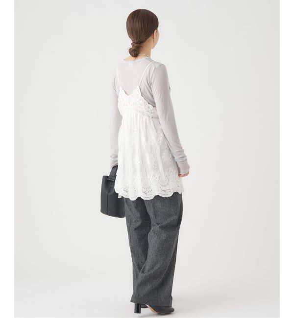 IENA「《追加2》リヨセルカシミヤロングTシャツ」|Tシャツ・カットソー|