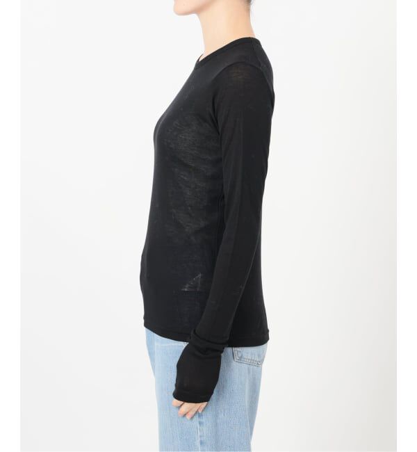 IENA「《追加2》リヨセルカシミヤロングTシャツ」|Tシャツ・カットソー|