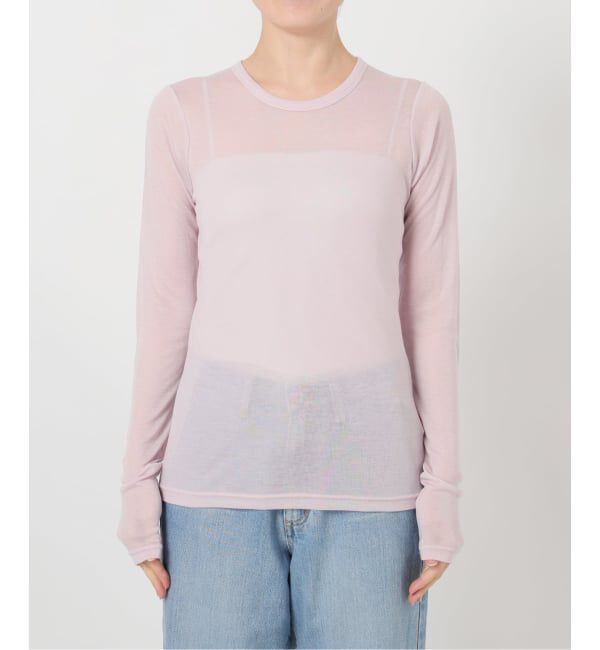 IENA「《追加2》リヨセルカシミヤロングTシャツ」|Tシャツ・カットソー|