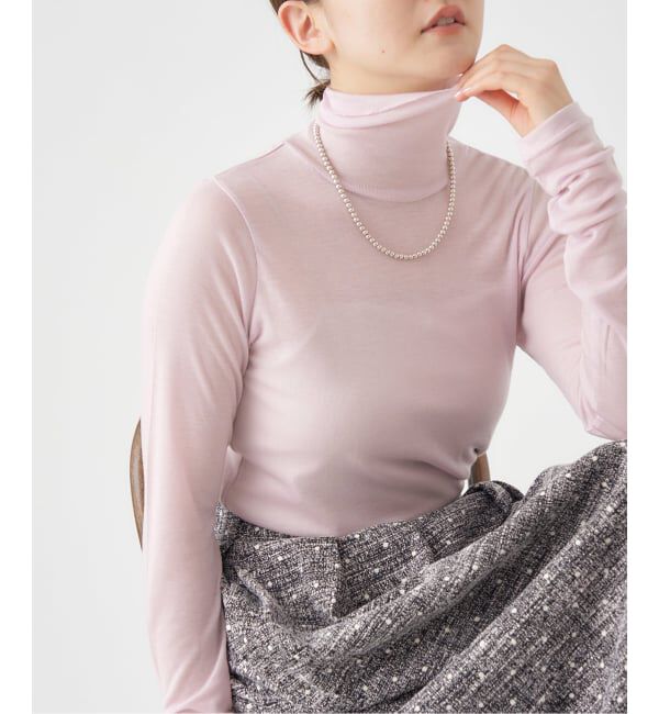 IENA「《追加2》リヨセルカシミヤタートルネック」|Tシャツ・カットソー|