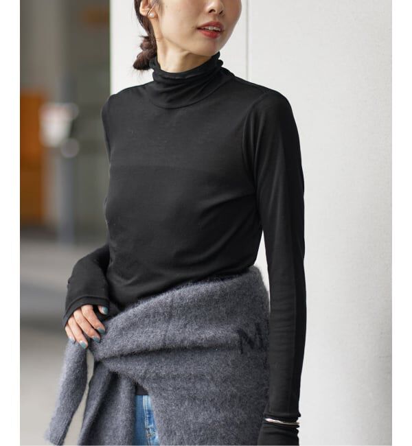 IENA「《追加2》リヨセルカシミヤタートルネック」|Tシャツ・カットソー|