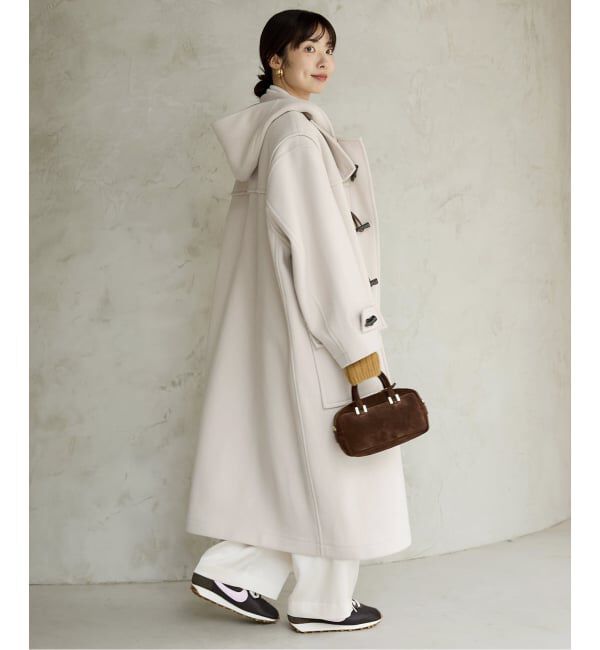 MONTGOMERY/モンゴメリー 別注 140sパイル ロングダッフルコート（IENA