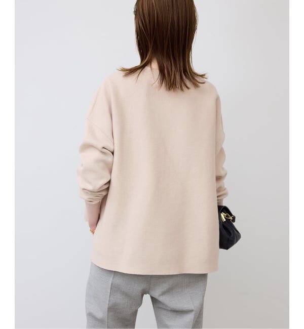 SLOBE IENA「《セットアップ対応可/追加4予約》コットンダブルフェイスプルオーバー」|ニット・セーター|