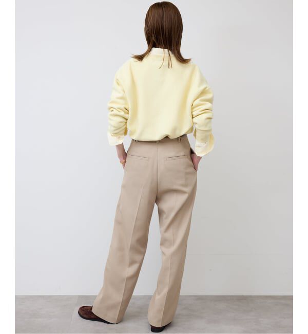 SLOBE IENA「《セットアップ対応可/追加4予約》コットンダブルフェイスプルオーバー」|ニット・セーター|