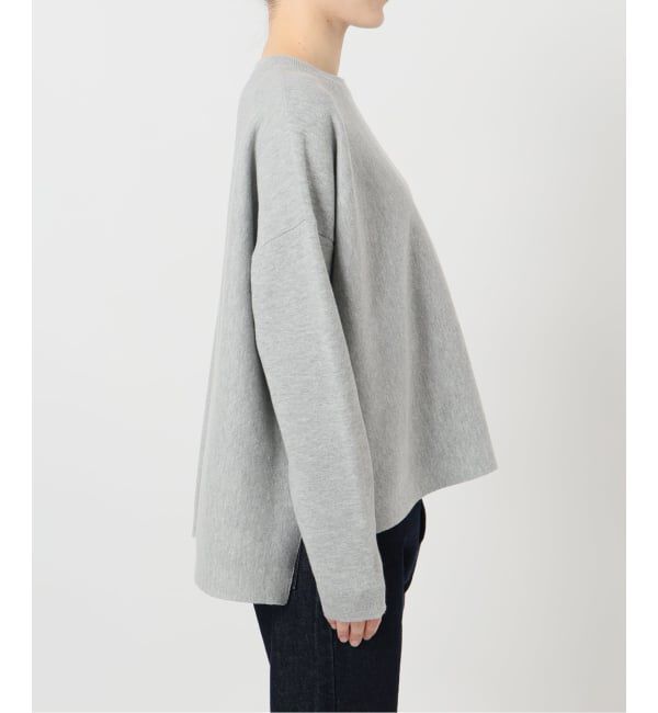 SLOBE IENA「《セットアップ対応可/追加4予約》コットンダブルフェイスプルオーバー」|ニット・セーター|