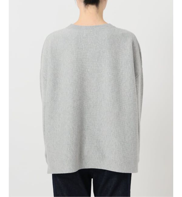 SLOBE IENA「《セットアップ対応可/追加4予約》コットンダブルフェイスプルオーバー」|ニット・セーター|