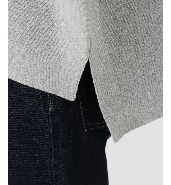 SLOBE IENA「《セットアップ対応可/追加4予約》コットンダブルフェイスプルオーバー」|ニット・セーター|