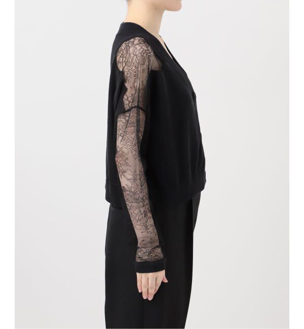 VERMEIL par iena「《予約》Cotton Boucle レースカーディガン」|カーディガン|
