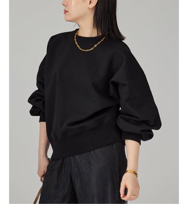 VERMEIL par iena「《予約》シルケットコットンsweat」|Tシャツ・カットソー|ブラック