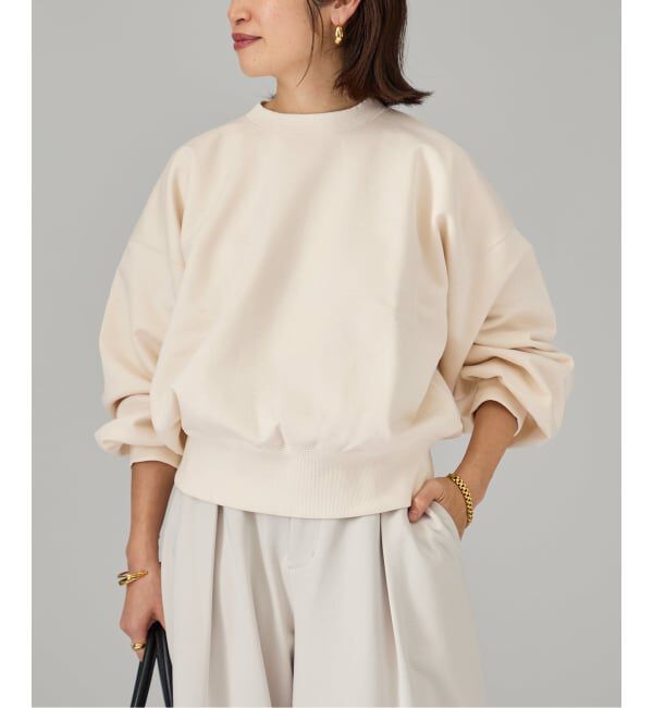 VERMEIL par iena「《予約》シルケットコットンsweat」|Tシャツ・カットソー|ナチュラル