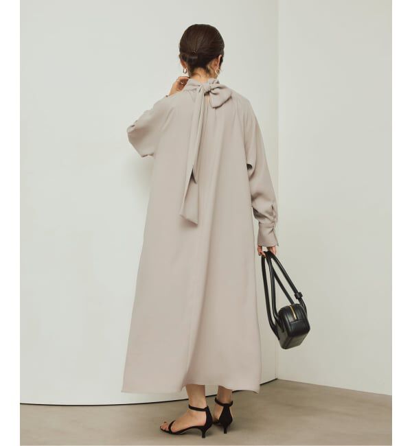 VERMEIL par iena「《追加2予約》NEW 2WAY ボウタイワンピース」|ワンピース|