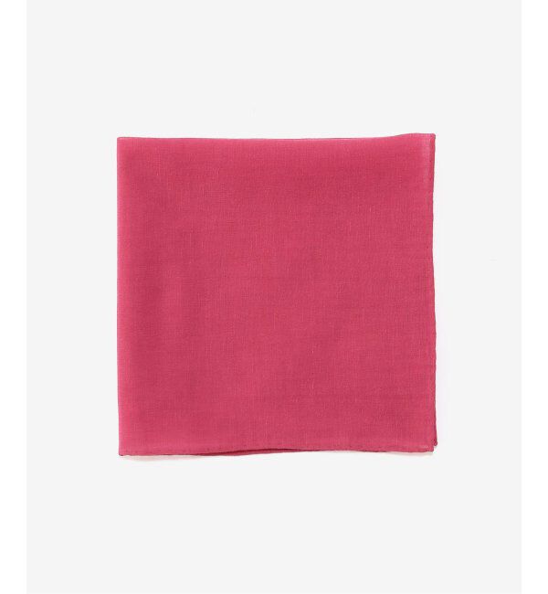 EDIFICE「AX*コットンシルクチーフ」|バンダナ・スカーフ|ピンク