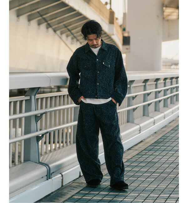 417 EDIFICE「NEPDENIM / ネップデニム カーブパンツ」|デニム|