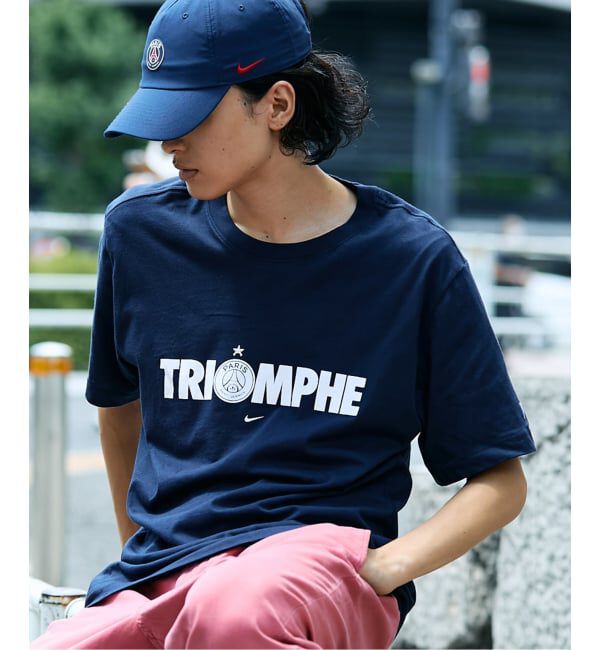 Paris Saint-Germain「【NIKE / ナイキ】PSG T-shirts Nike Men UCL 0200NZ-451」|Tシャツ・カットソー|ネイビー