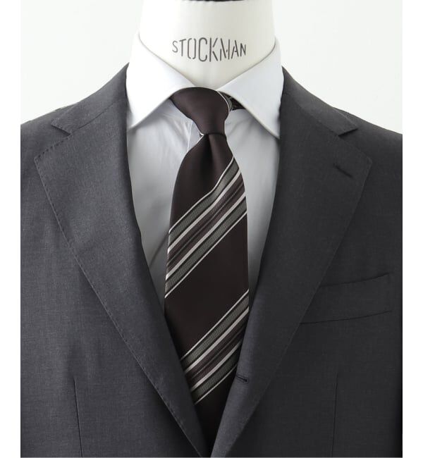 EDIFICE「AX マルチストライプタイ」|ネクタイ・蝶ネクタイ|ブラウン