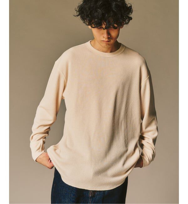 417 EDIFICE「SLAPS サーマルクルーネック」|Tシャツ・カットソー|ホワイト