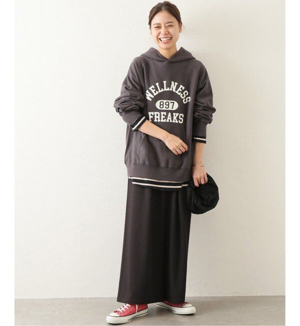 JOURNAL STANDARD relume「《追加4》ウォッシャブルサージストレッチタックワイドパンツ」|スラックス|