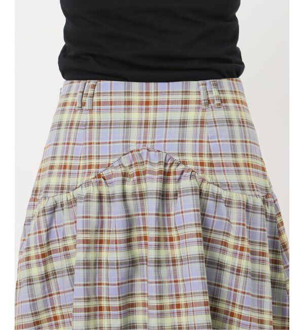 Oriens JOURNAL STANDARD「ギャザーチェック スカート」|スカート|
