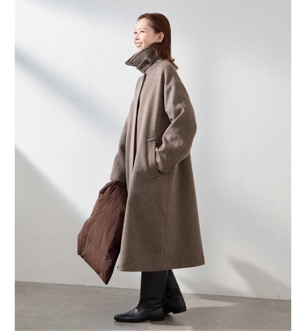 追加》スーパー140ビーバーステンカラーコート（JOURNAL STANDARD