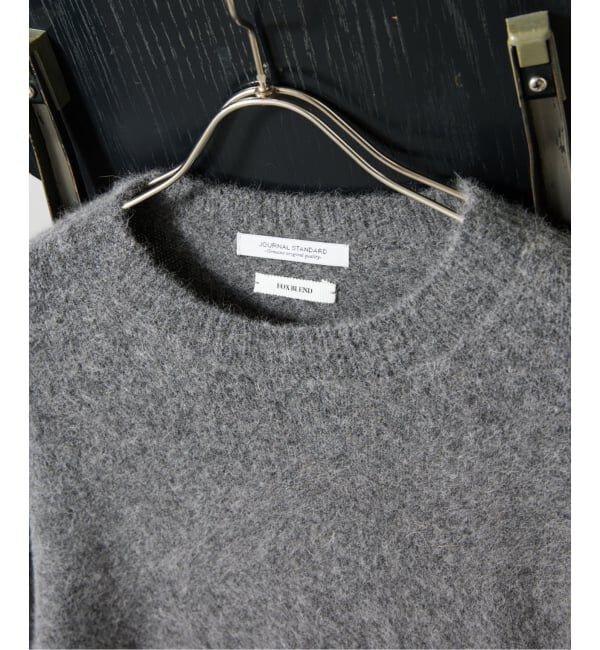 JOURNAL STANDARD「&ldquo;フォックスブレンド&rdquo; クルーネックニット」|ニット・セーター|