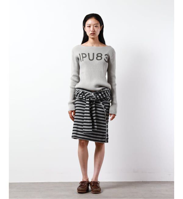 Oriens JOURNAL STANDARD「IPU83 ロゴニット」|ニット・セーター|