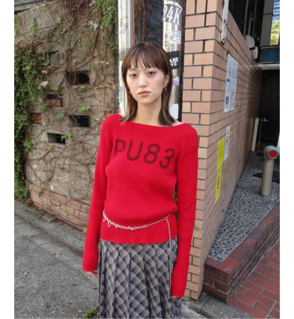 Oriens JOURNAL STANDARD「IPU83 ロゴニット」|ニット・セーター|