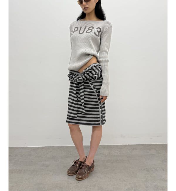 Oriens JOURNAL STANDARD「IPU83 ロゴニット」|ニット・セーター|