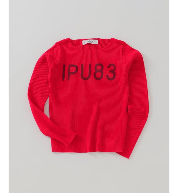 Oriens JOURNAL STANDARD「IPU83 ロゴニット」|ニット・セーター|