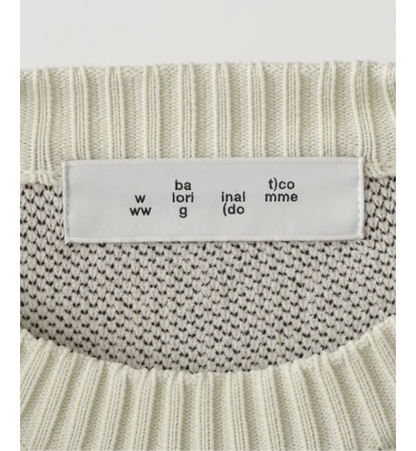 Oriens JOURNAL STANDARD「【BAL/ バル】 JACQUARD COTTON CREWNECK SWEATER BAL-2166」|ニット・セーター|