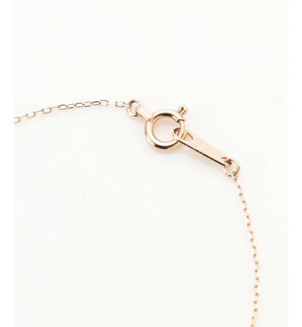 Lilas by Spick&Span「ラインテクスチャーアローダイヤパヴェネックレス K10」|ネックレス|