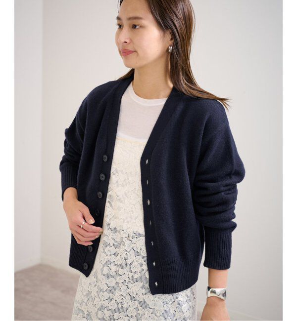 FRAMeWORK「EXTREME CASHMERE X/エクストリームカシミヤ CLOVER Vネックカーデ」|カーディガン|