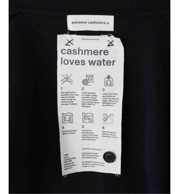 FRAMeWORK「EXTREME CASHMERE X/エクストリームカシミヤ CLOVER Vネックカーデ」|カーディガン|