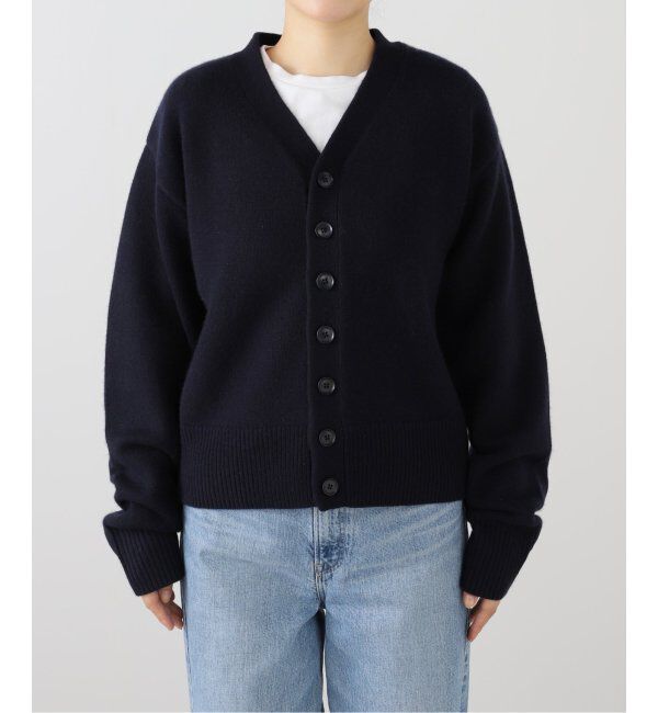FRAMeWORK「EXTREME CASHMERE X/エクストリームカシミヤ CLOVER Vネックカーデ」|カーディガン|