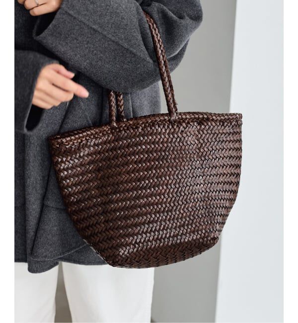 FRAMeWORK「DRAGON/ドラゴン GRANCE BASKET SMALL」|ハンドバッグ|ブラウン