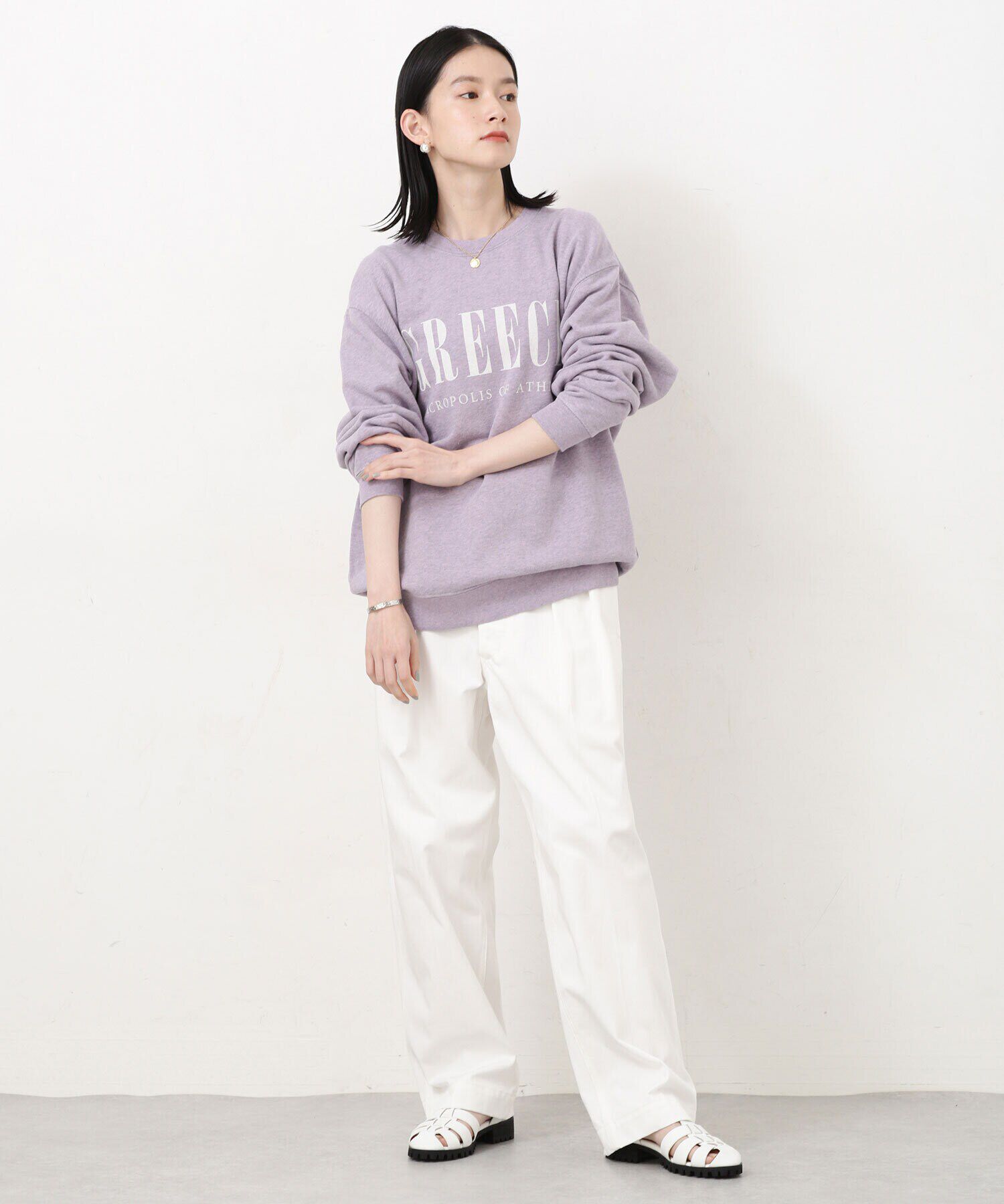 nano･universe「Odub/別注 プリントスウェット」|Tシャツ・カットソー|