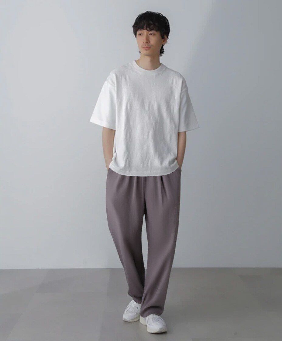 nano･universe「ツートーン切り替えTシャツ 半袖」|Tシャツ・カットソー|