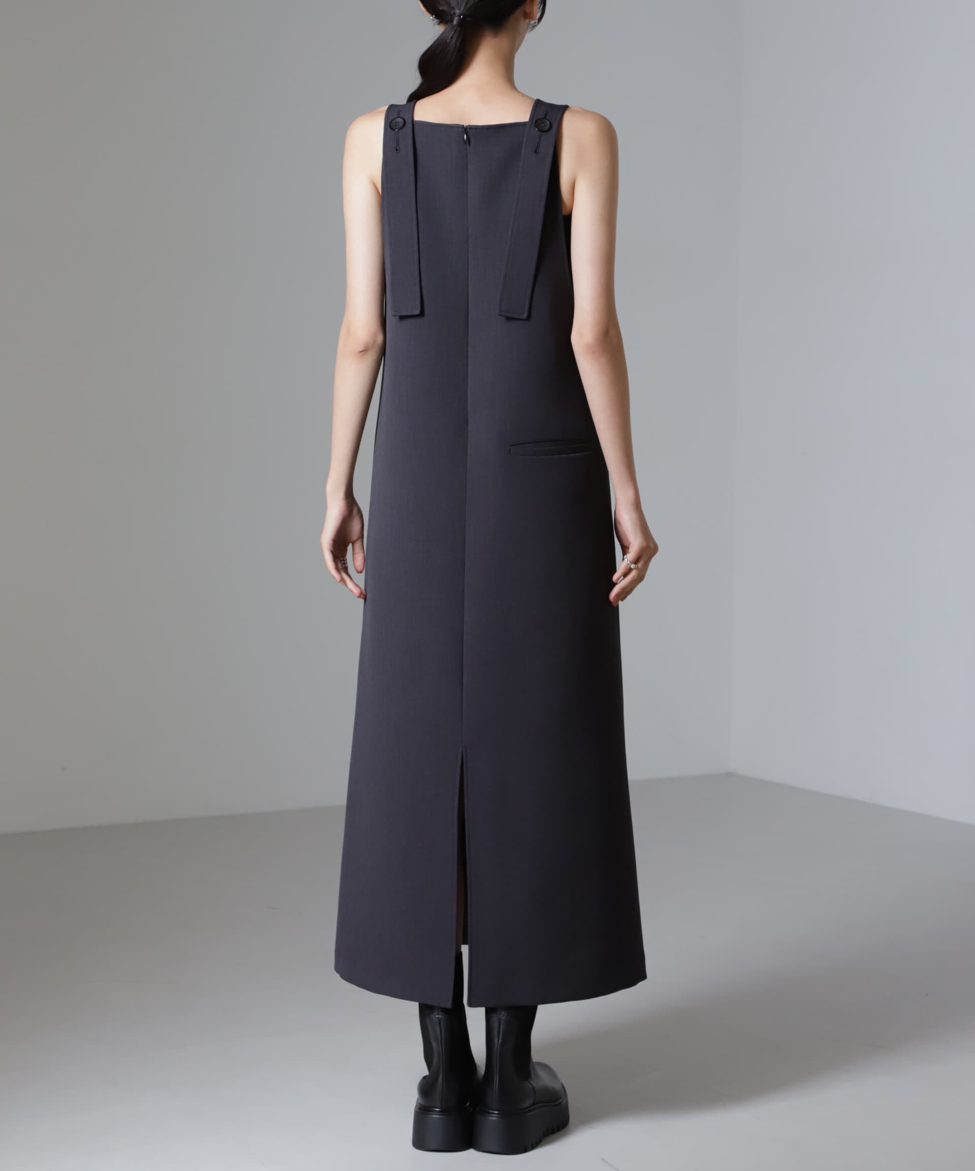 nano･universe「Reflax(R)ダブルクロスサイドオープンワンピース」|ワンピース|