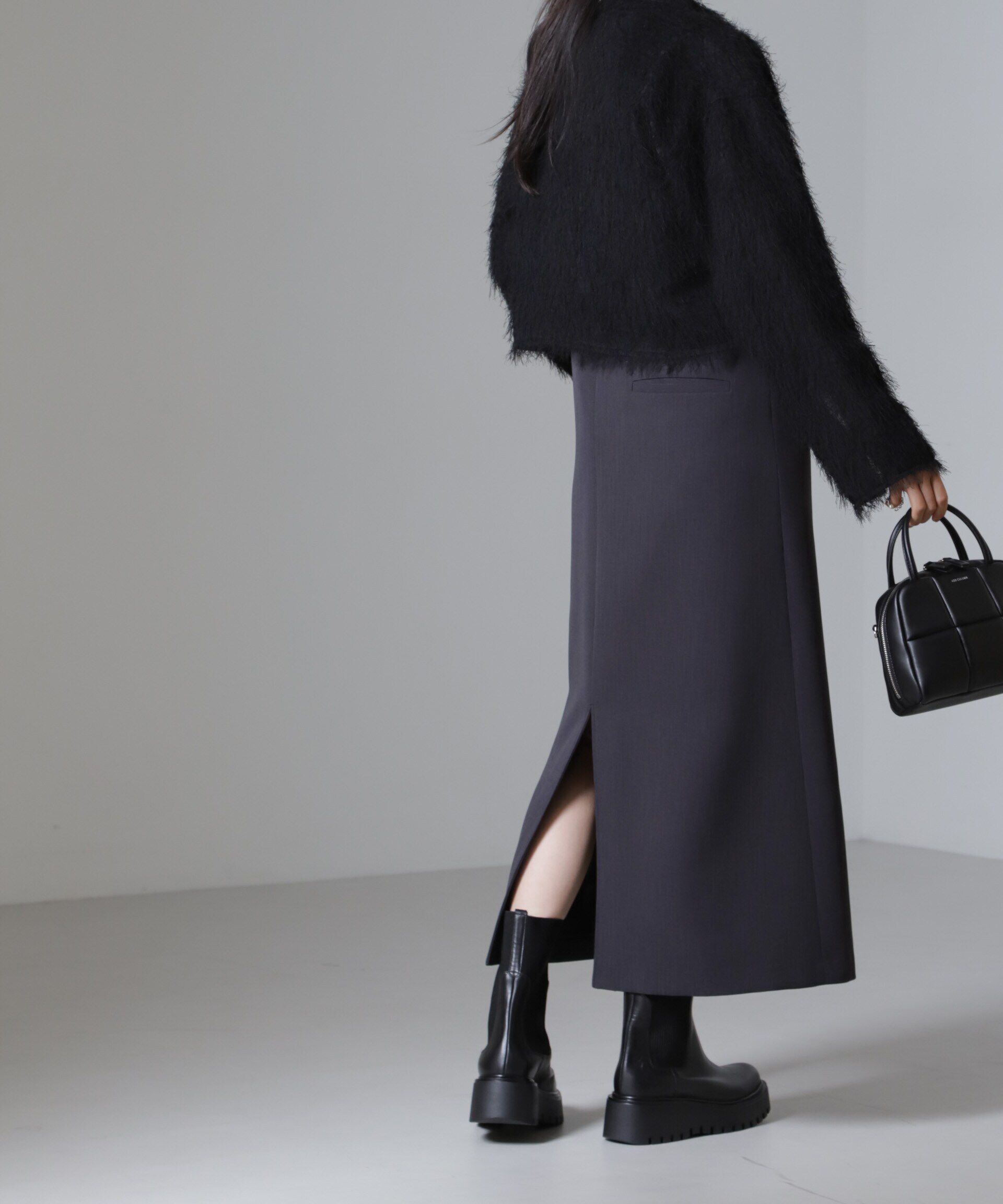 nano･universe「Reflax(R)ダブルクロスサイドオープンワンピース」|ワンピース|