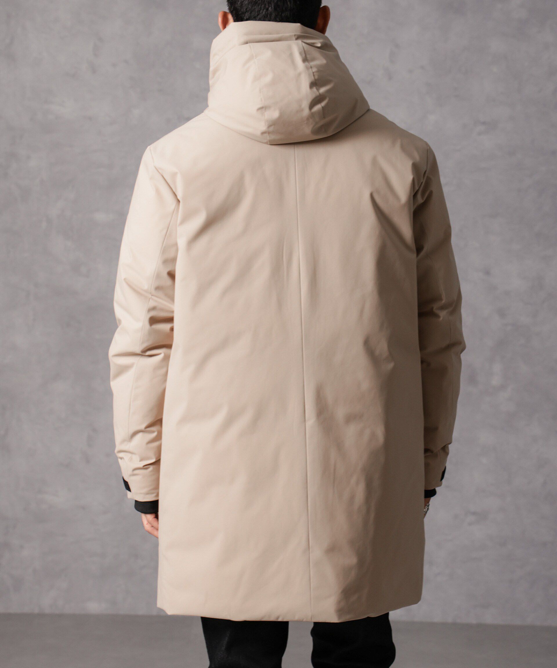 nano･universe「「西川ダウン(R)」ロングフードダウン」|ダウン|