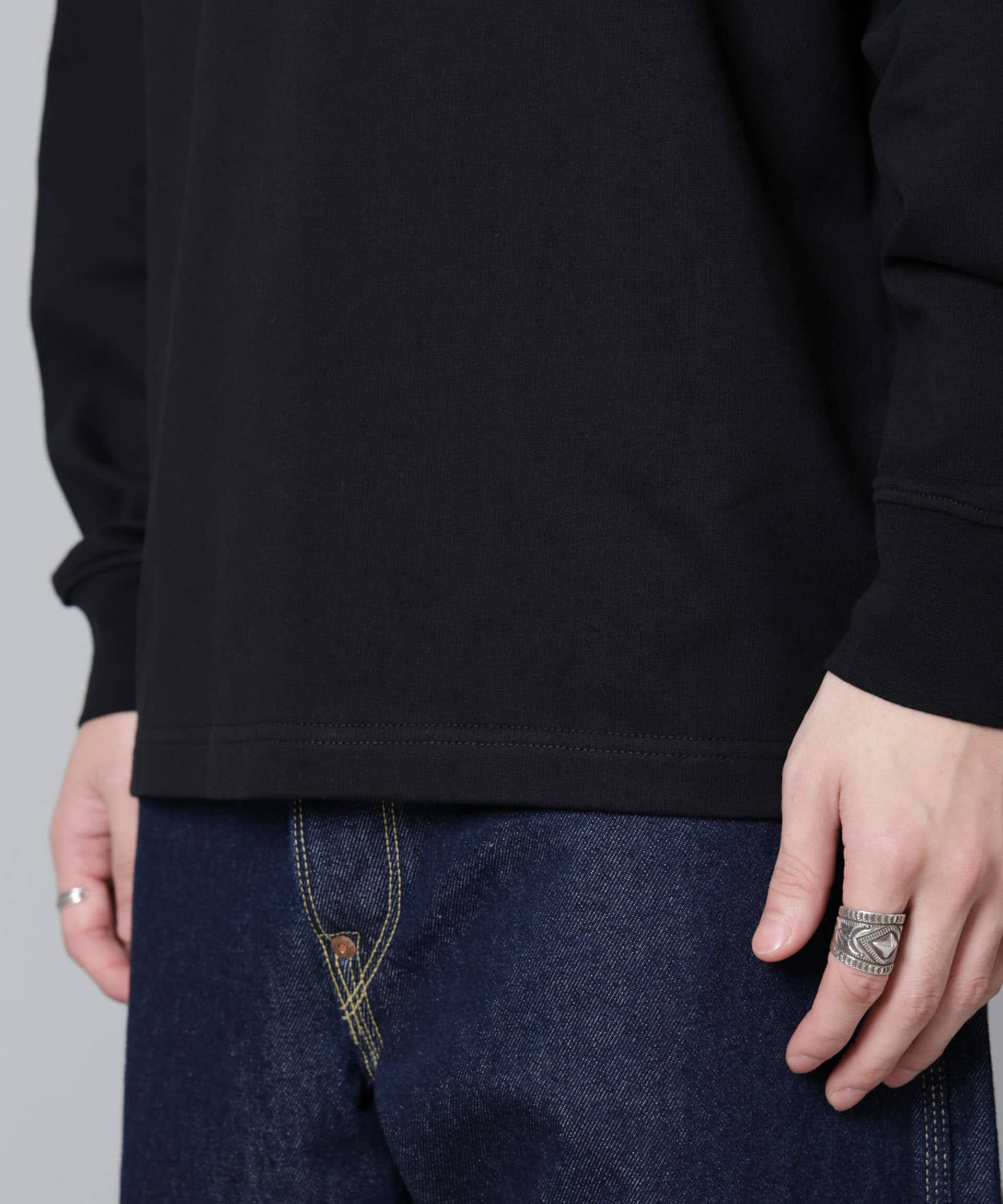 nano･universe「タートルカットミニ裏毛Ｔシャツ 長袖」|Tシャツ・カットソー|