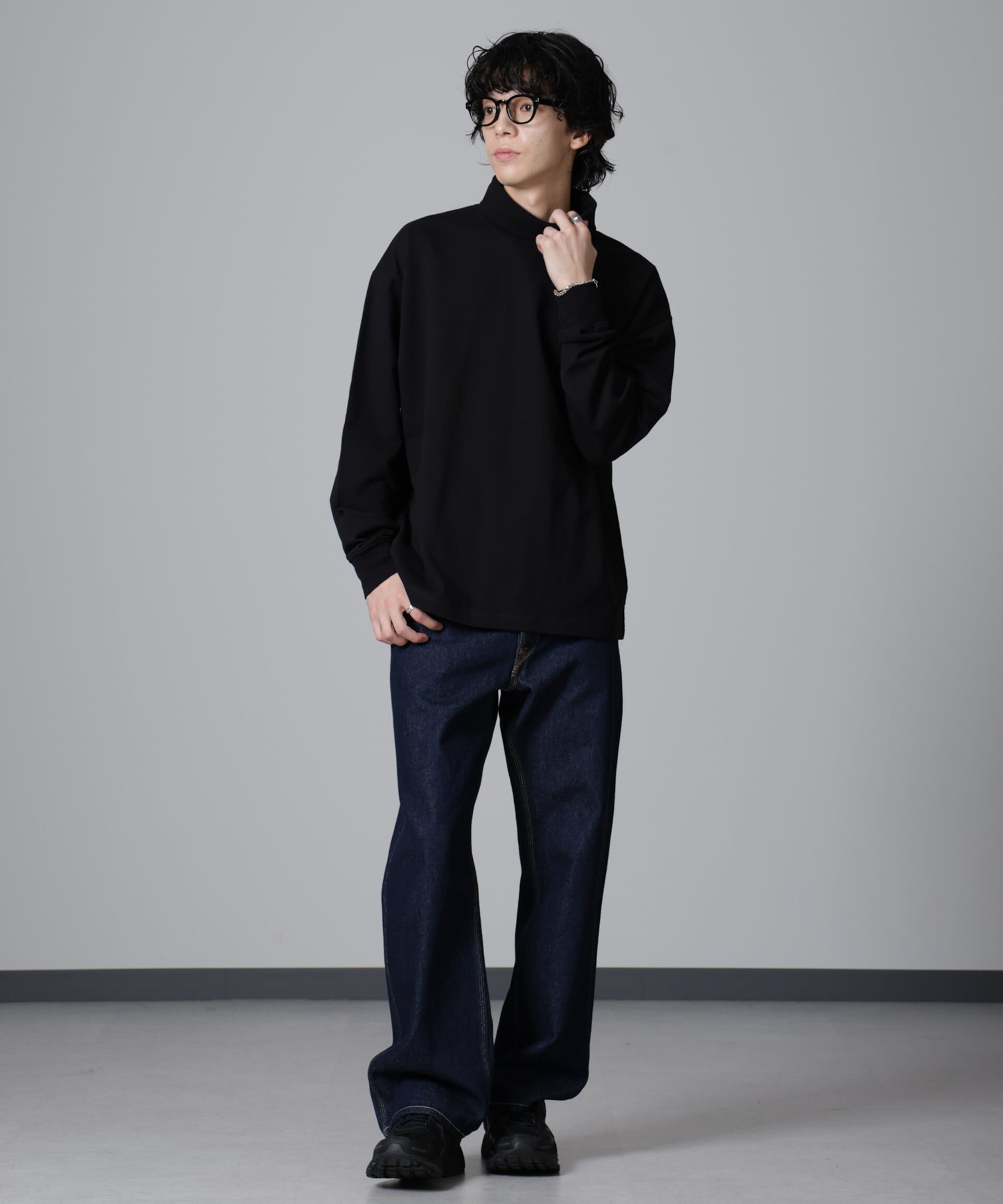 nano･universe「タートルカットミニ裏毛Ｔシャツ 長袖」|Tシャツ・カットソー|