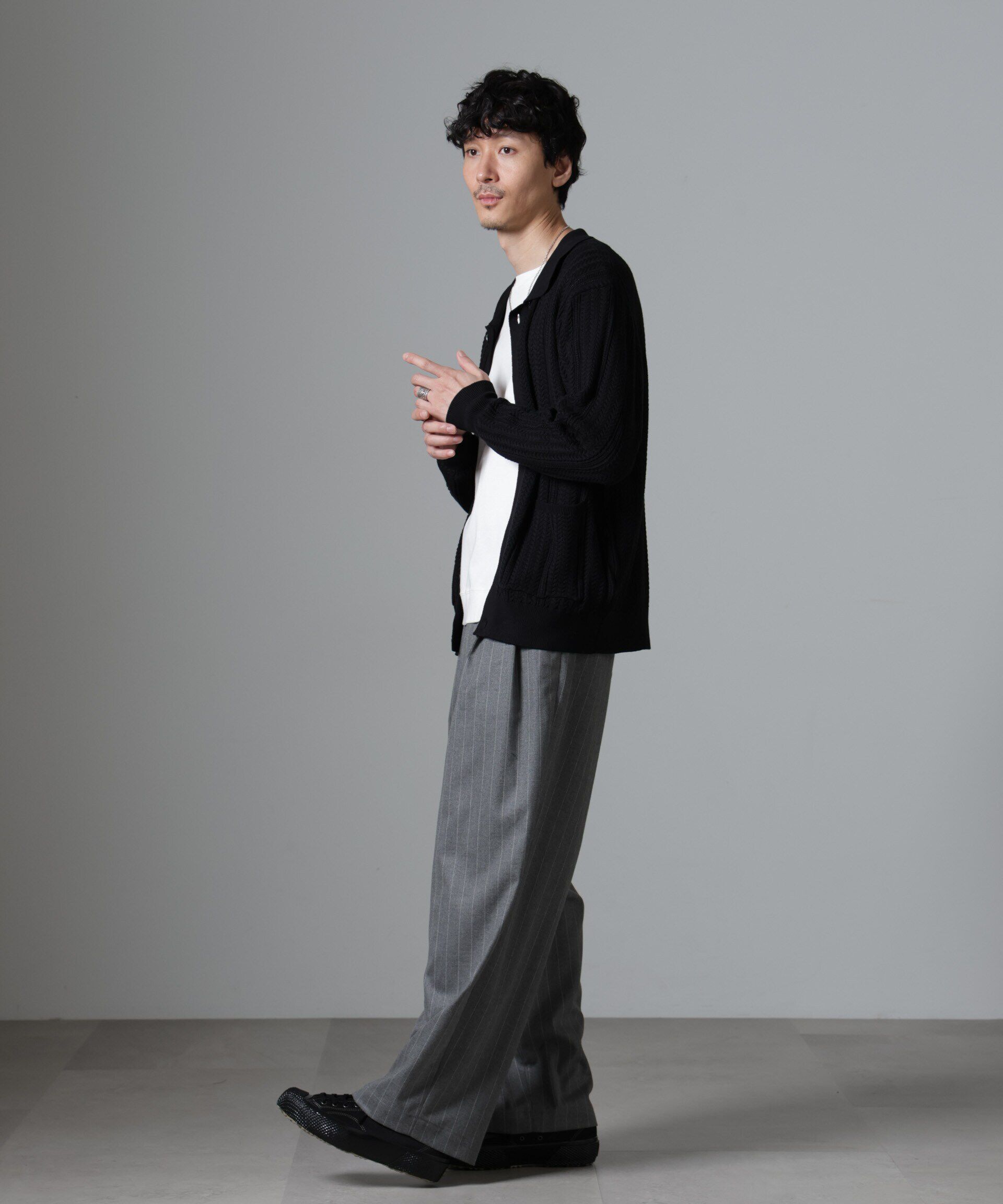 nano･universe「ケーブルニットカーディガン」|ニット・セーター|