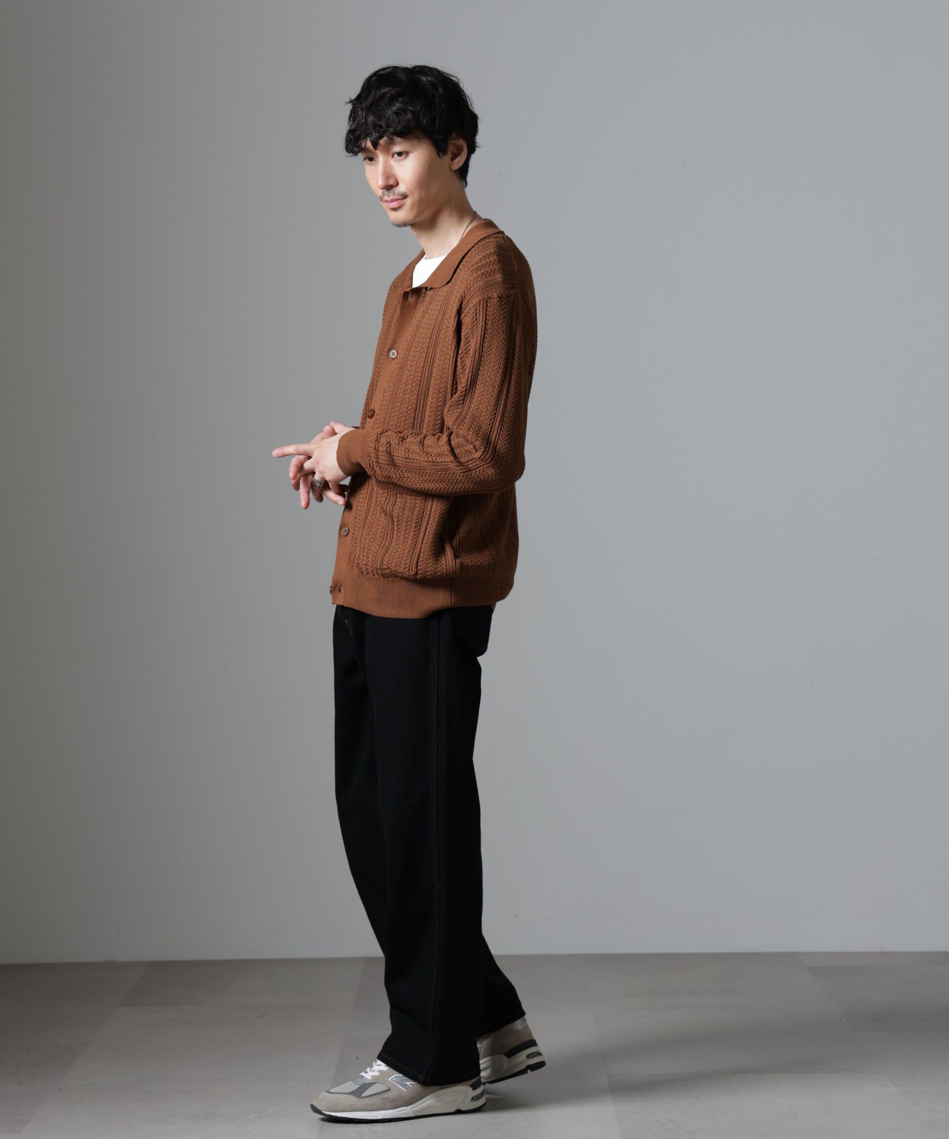 nano･universe「ケーブルニットカーディガン」|ニット・セーター|